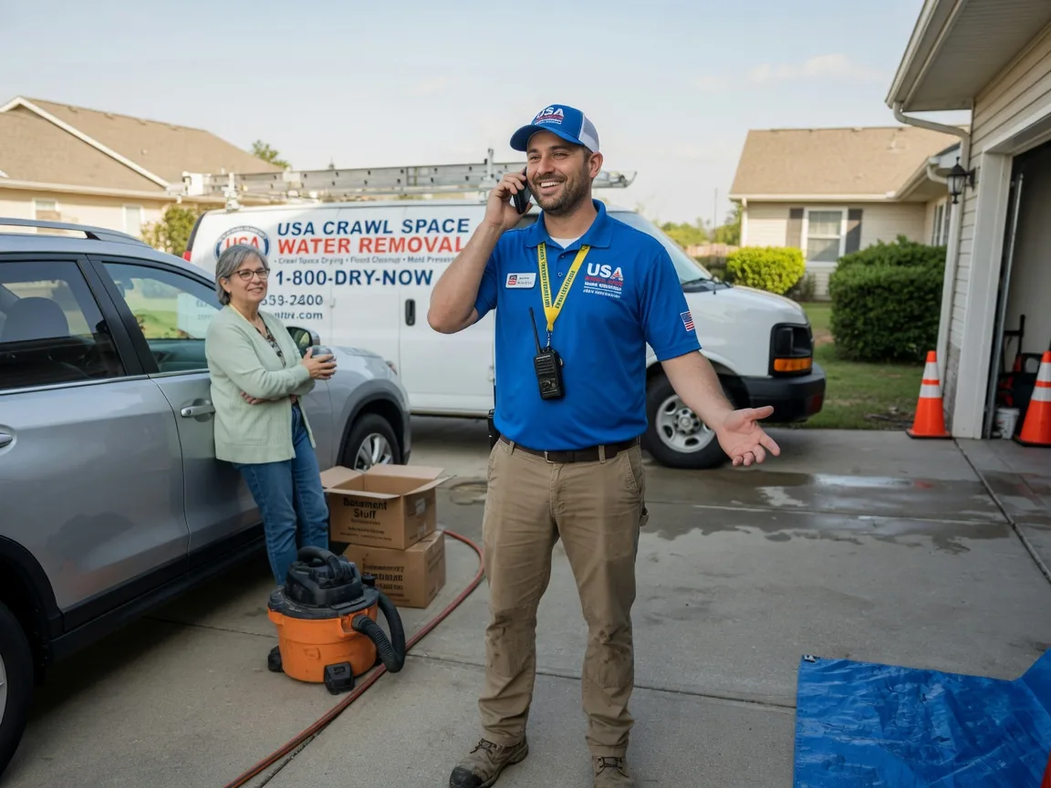 Crawl Space Water Removal Moss Point, MS FAQs